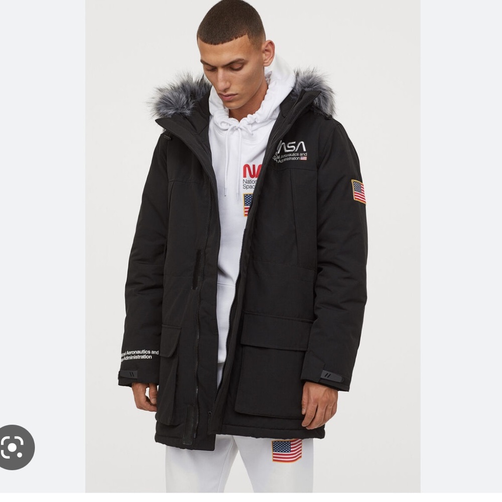 H&M Padded Hooded Jacket